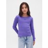 GAP Children's Ribbed T-Shirt - Girls svetlomodrá | fialová M GAP 1200146521912