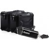 SW MOTECH TRAX ADV aluminum case system + Akrapovic Black. 45/37 l. BMW R 1250 GS/Adv/Rallye