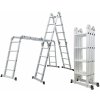 G21 Multifunkčný hliníkový rebrík 4,6 m GA-SZ-4x4-4,6M