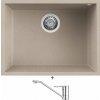 Elleci QUADRA 110 UM G51 ovsená + Deante CORIO BFC 060M chróm