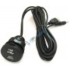 USB+JACK 4pólový zásuvka univerzálna vodotesná
