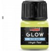 Akrylová farba 30 ml, svieti v tme, žltá