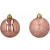Vianočné gule 12ks 6cm Copper