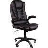 Nastaviteľné kancelárske kreslo v čiernej farbe
