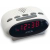 Lenco ICR-210 White - Radiobudík s velkým dobře čitelným displejem a PLL FM rádiem
