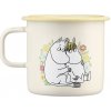 Muurla Hrnček Moomin Flowers 0,55l, smalt / žltý