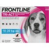 Frontline Tri-Act spot-on roztok pre psy 10-20 kg 3X