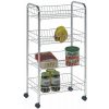 vozík Brill 4 koše 46x28x80cm Cr 1114