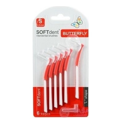 Medzizubné kefky SOFTdent Butterfly S 0,5 mm