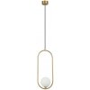 Zambelis Zambelis 23135 - Luster na lanku 1xG9/7W/230V 12x20 cm zlatá UN1535 + záruka 3 roky zadarmo