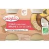Babybio Jablko banán s kokosovým mliekom 2 x 130 g