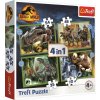 Puzzle Trefl Puzzle Jurský svet: Nadvláda 4v1 (35,48,54,70 dielikov) (34607)