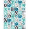 Fototapeta - PL1148 - Zeleno-modré obkladačky Vlies 110gr - 175cm x 250cm