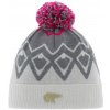 Eisbär Ziggy OS Pompon MÜ 100/White/Graumele/Pitti Pink one size