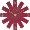 TFA 60.3020.05 - Dizajnové nástenné hodiny CLOCK IN THE BOX - červené