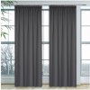 Mondo Italia Hotový záves na riasiacej páske Heaven tmavošedý Šedá 140x230 cm