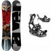 Raven Dwarf pánsky snowboard + Raven FT360 black viazanie - 155 cm + XL (EU 43-46)