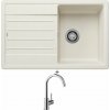 Blanco LEGRA 45 S biela soft 527085 + Blanco MIDA chróm 517742