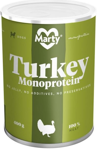 Marty Monoprotein Turkey 400 g