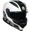 AGV prilba K-7 Super 46 black/white/yellow - S
