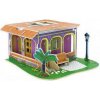 Robotime 3D drevené puzzle Vila snov Studovna 104 dielikov