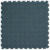 Modrá plastová (PVC) záťažová dlažba Fortelock Industry ECO (diamant) - dĺžka 51 cm, šírka 51 cm, výška 0,7 cm