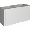 Vyvýšený záhon Biohort 1,5x0,5 plechový 152 x 53 x 77 cm strieborný metalický