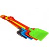 Teddies Lopatka na písek plast 4 barvy 28x4x67cm 12m+