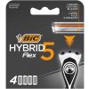 Náhradné žiletky pre holiace strojčeky BIC Hybrid Flex 5 - balenie 12 kusov
