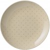 Keramický tanier Star Dot Gold 25 cm