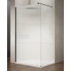 Gelco Gelco, VARIO BLACK jednodielna sprchová zástena na inštaláciu k stene, sklo nordic, 1100 mm, GX1511-06