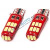 Autožiarovka T10, 15xled, biela, 1ks, 4014 Canbus