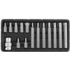 Sada YATO bitov 15 ks TORX s otvorom box (YT-0417)