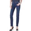 Levis Dámske Rifle 712 Slim Mid Rise Jeans Runoff Modrá 28/32