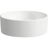 Laufen Savoy - Umývadielko na dosku, priemer 38 cm, bez prepadu, LCC, biela H8129410001121