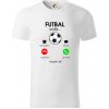 Futbal volá - Tričko z organickej bavlny - XL ( Biela )
