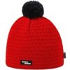 Pletená Merino čepice Kamakadze K36 104 - červená M M - červená