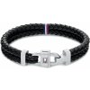 Tommy Hilfiger Štýlový kožený náramok s oceľovou ozdobou 2790361