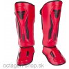 Chrániče holene a priehlavku - Fighter - Thai Ergo - červené/čierne
