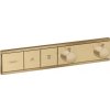 Hansgrohe RainSelect - Podomietkový termostatický modul pre 2 spotrebiče, kartáčovaný bronz 15380140