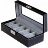 Šperkovnica Kufrík na pánske hodinky Šperky 5 x Puzdro Organizér Krabička