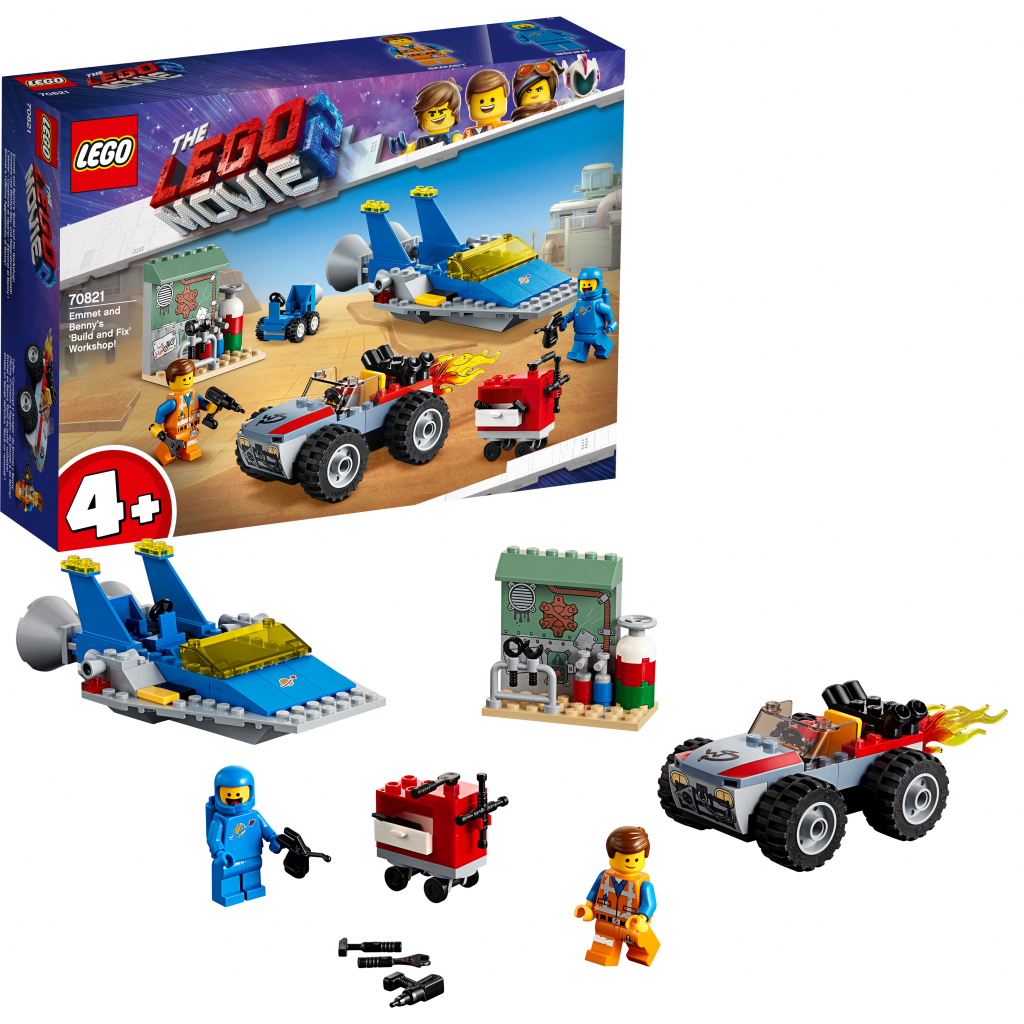 LEGO® Movie 2 70821 Emmetova a Bennyho dielňa „Postav a oprav“!