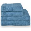 Bavlnený uterák a osuška, NEFRIT modrá 50 x 100 cm