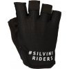 Unisex cyklistické rukavice Silvini Varena čierna/sivá L