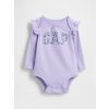 GAP Baby body s logom Fialová 3-6M Fialová Fialová