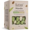 ŠUFAN s.r.o. Mandle v bielej čokoláde s matchou a vanilkou 170 g