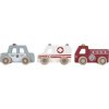 LITTLE DUTCH Autíčka set 3ks