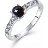 Olivie Stříbrný prsten BLACK ONYX 9526 Velikost prstenů: 7 (EÚ: 54-56) Ag 925; ≤1,7 g.