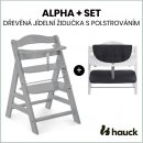 Hauck Alpha + drevená grey