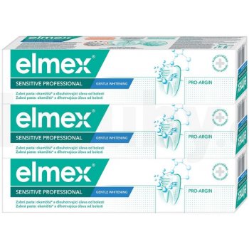 Elmex Sensitive Professional Gentle Whitening zubná pasta 3 x 75 ml